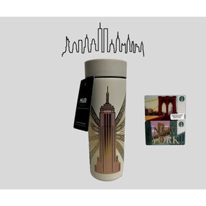 Starbucks Reserve NYC Empire State Building 360 Tumbler Big Apple Landmark BONUS